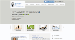 Desktop Screenshot of maroubraphysio.com.au